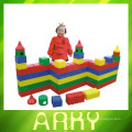 High Quality Fun Kids Blocks, Bloco de Construção Colorido DIY, Kids Blocos de Plástico Educacional para o bebê